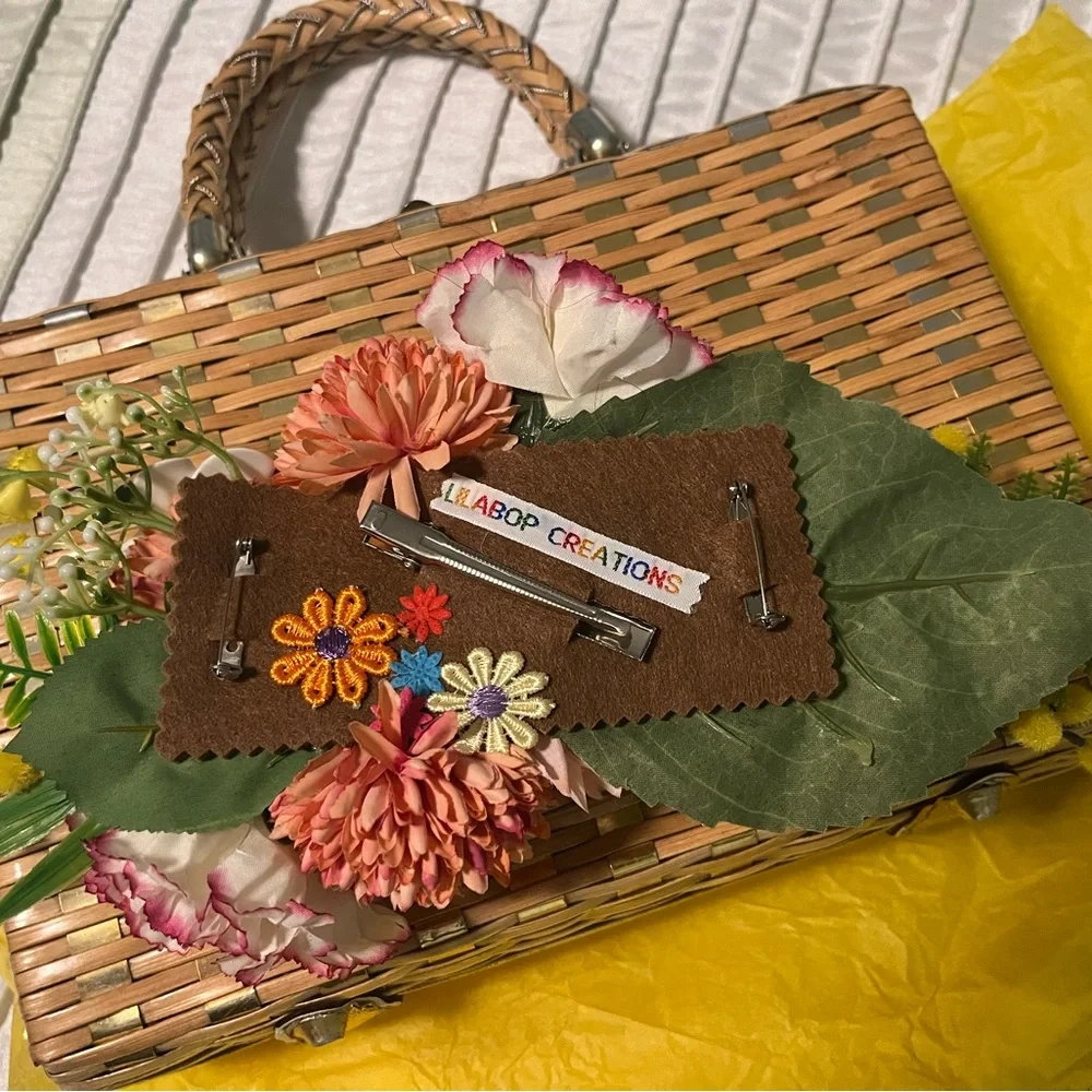 Vintage 1950’s Wicker Purse - Stylecraft Miami - Picture 10 of 10